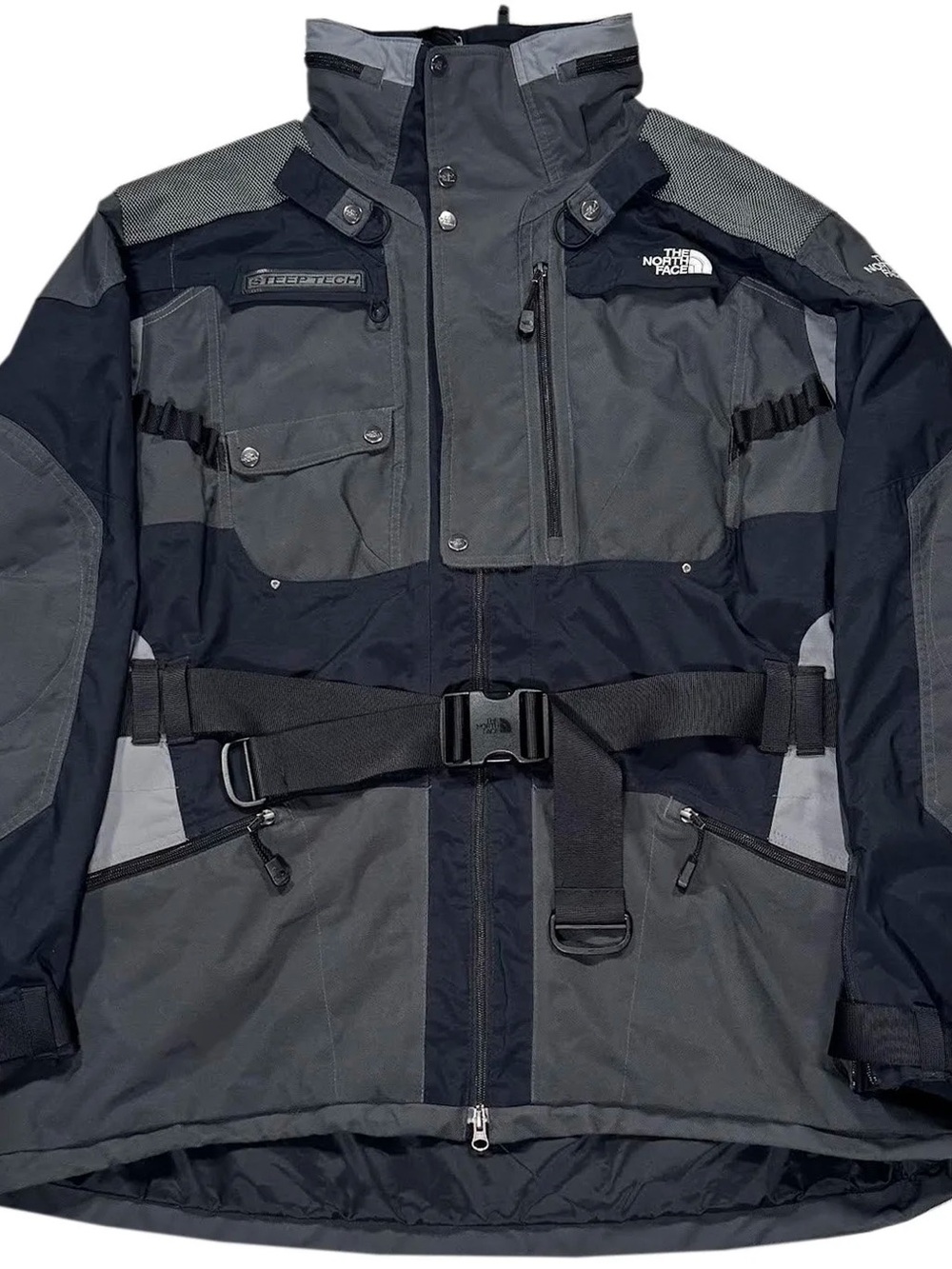 The North Face Steep Tech Black / Grey Jacket (Size XXL)